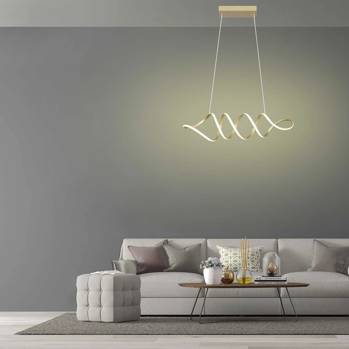 Deals π Artiva USA Infinito Integrated LED Anodized Gold Modern Unique Chandelier β€οΈ - Image 5