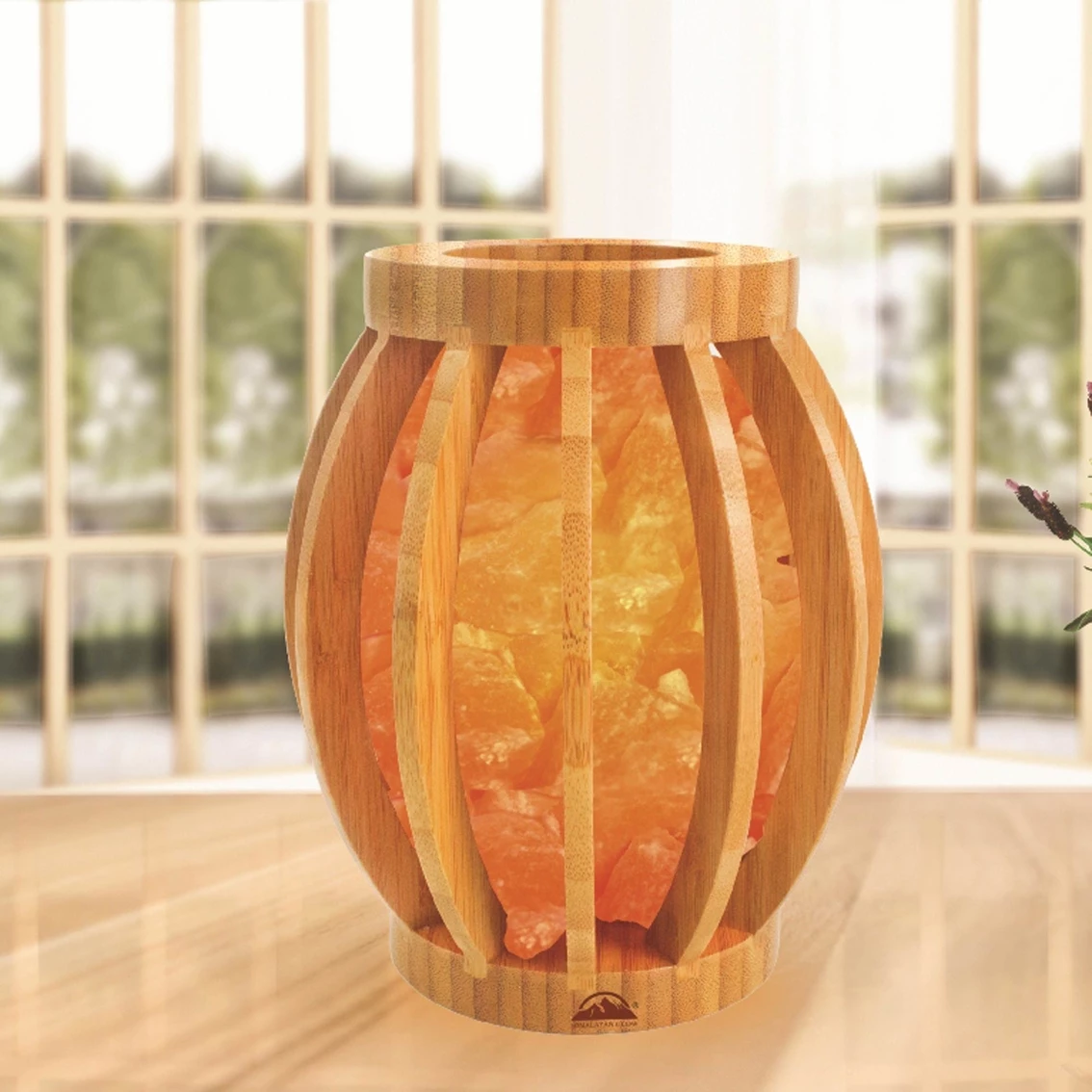 Flash Sale ๐ Himalayan Glow Natural Salt Bamboo Lamp โ๏ธ - Image 2