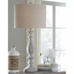 Cheap 🎁 Signature Design By Ashley Bernadate 31.4 In. Poly Table Lamp ❤️