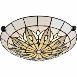 Budget ⌛ Dale Tiffany 8 In. Annad LED Tiffany Flush Mount ✨