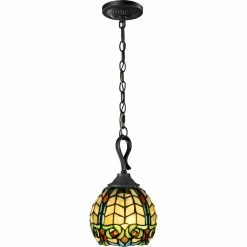Cheap 🥰 Dale Tiffany 46 In. Raphael Tiffany Mini Pendant 🤩