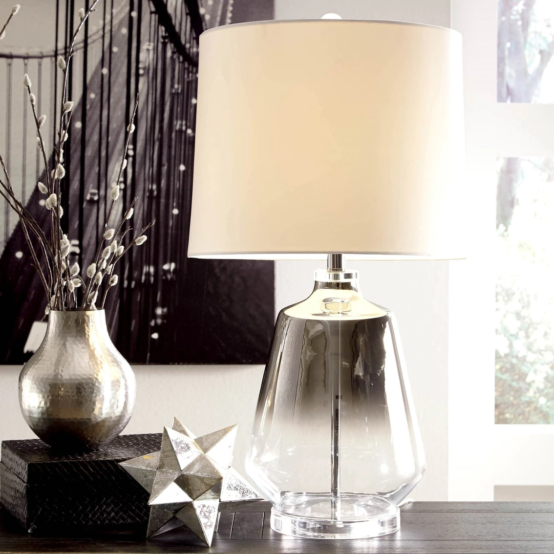 Hot Sale ๐ฏ Signature Design By Ashley Jaslyn 29 In. Glass Table Lamp ๐ 1 Hot Sale ๐ฏ Signature Design By Ashley Jaslyn 29 In. Glass Table Lamp ๐