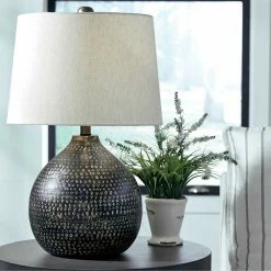 Cheap 😀 Signature Design By Ashley Maire 24.25 In. Metal Table Lamp 🎉