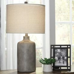 Alternative view of Discount 😀 Signature Design By Ashley Linus 25 In. Ceramic Table Lamp 🔥
