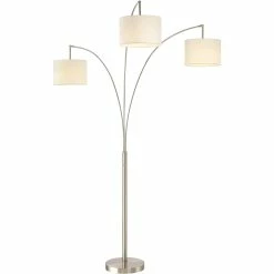 Deals 🔔 Artiva USA Lumiere Modern LED 3 Arch 80 In. Floor Lamp With Dimmer ✨