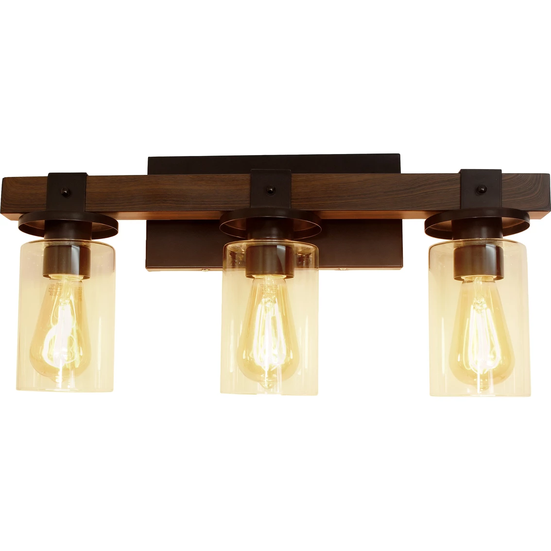 Hot Sale π Elegant Designs Industrial Restored Wood Look 3 Light Bath Vanity β¨ - Image 3