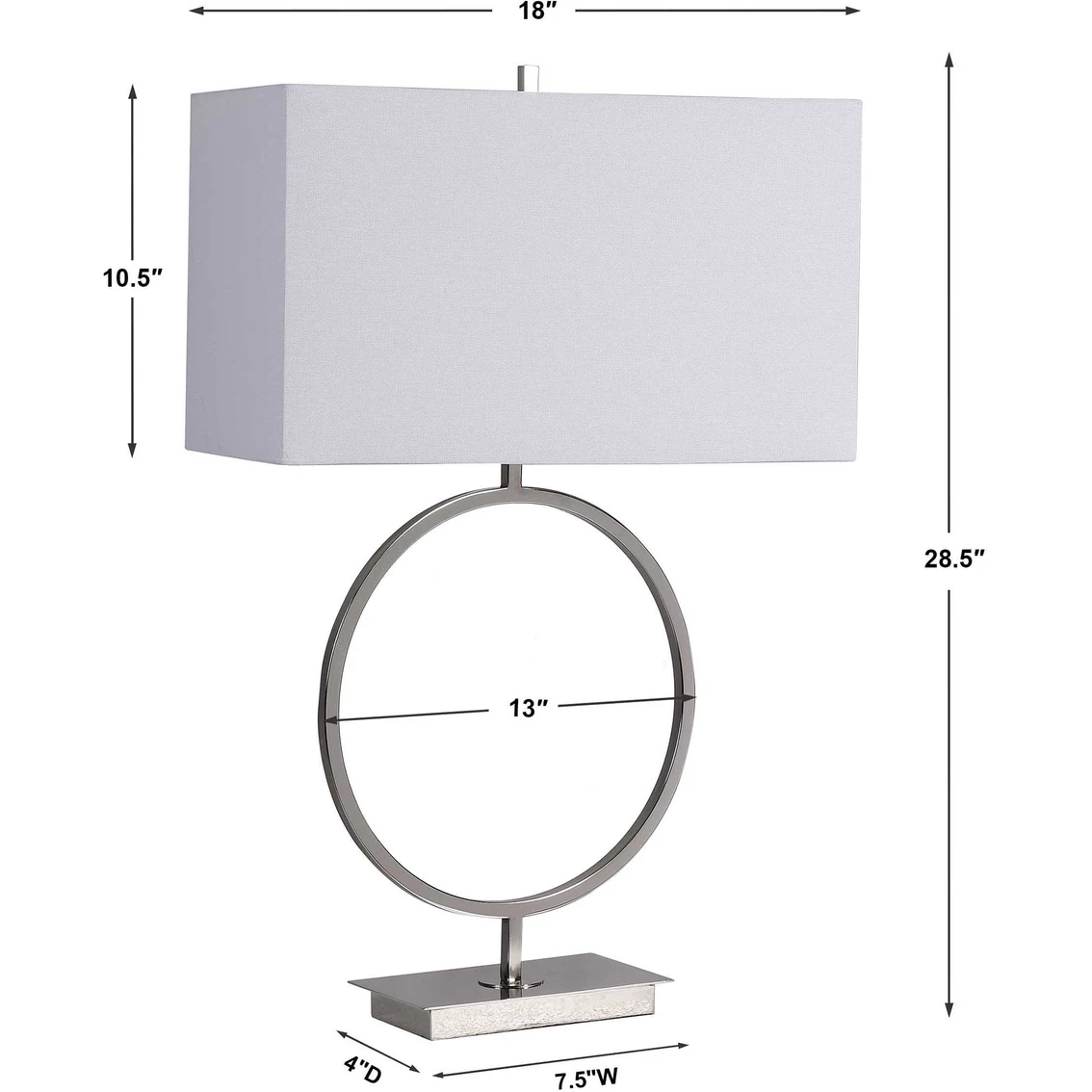 Deals 👍 Uttermost Charlotte 14 In. Table Lamp 😀 - Image 5