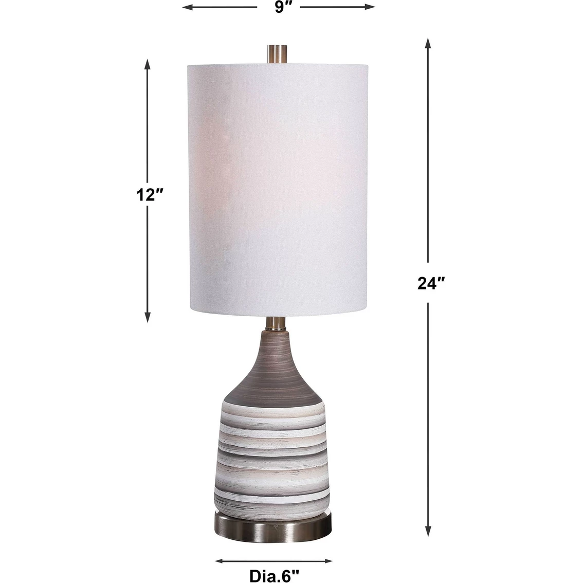 New 🎉 Uttermost Mia 9 In. Table Lamp 🎁 - Image 5