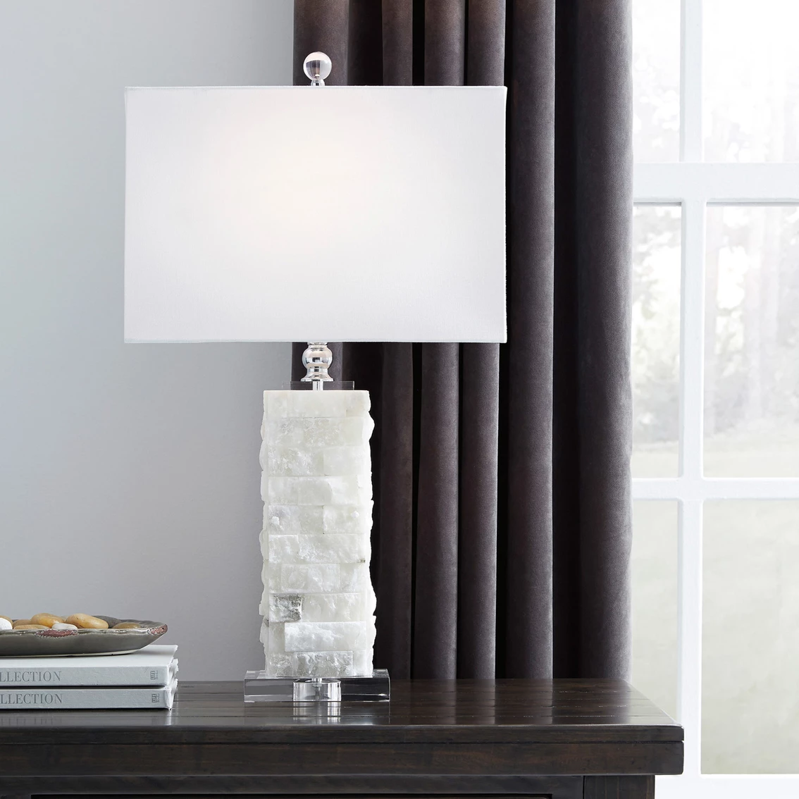 Brand new 🔔 Signature Design By Ashley Malise Alabaster 27 In. Table Lamp 🎁 2 Brand new 🔔 Signature Design By Ashley Malise Alabaster 27 In. Table Lamp 🎁 - Image 2