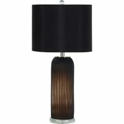 Cheap โญ Signature Design By Ashley Abaness 28.63 In. Glass Table Lamp 2 Pc. Set ๐คฉ