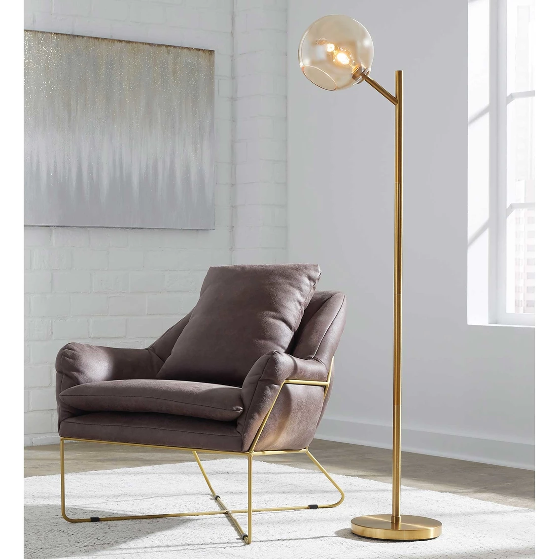 Cheap ๐ Signature Design By Ashley Abanson 62.5 In. Metal Floor Lamp ๐ 2 Cheap ๐ Signature Design By Ashley Abanson 62.5 In. Metal Floor Lamp ๐ - Image 2