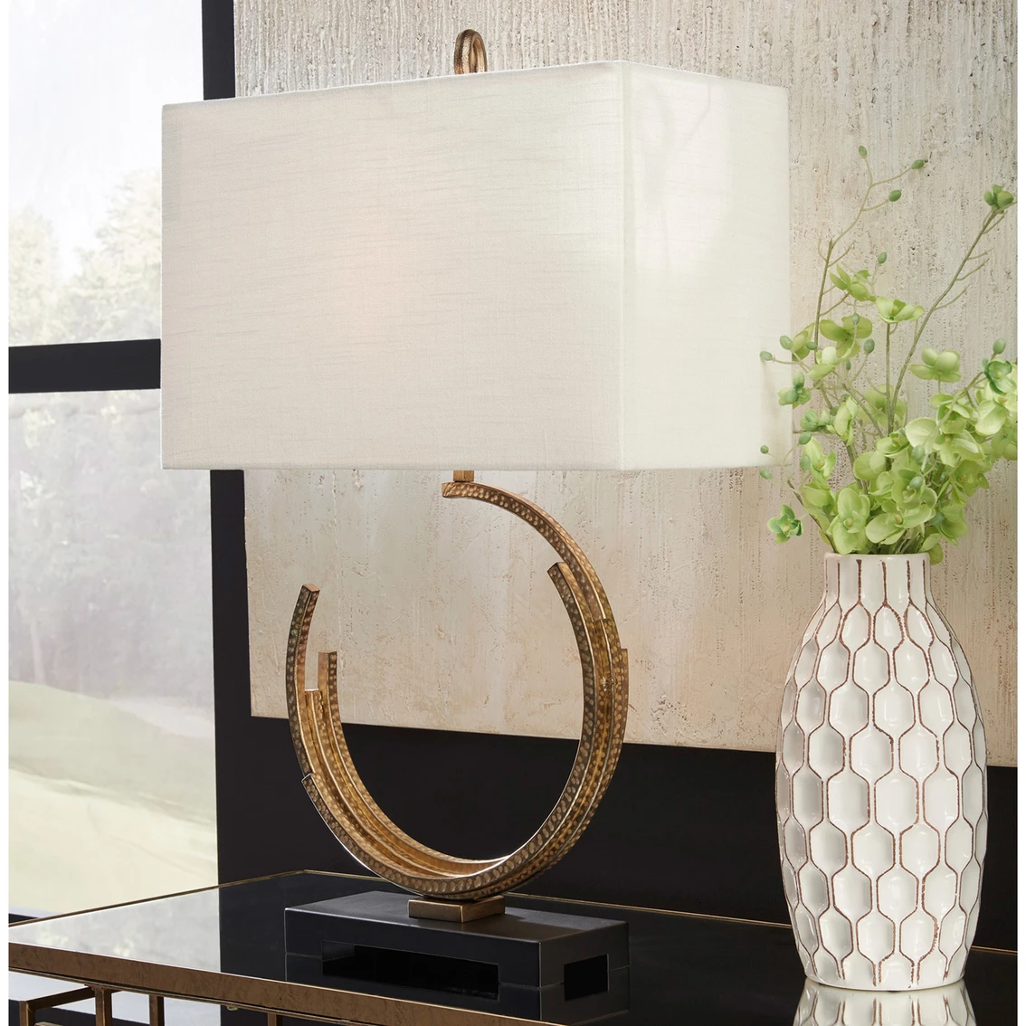 New ๐ Signature Design By Ashley Jaslene 28 In. Metal Table Lamp ๐งจ - Image 2