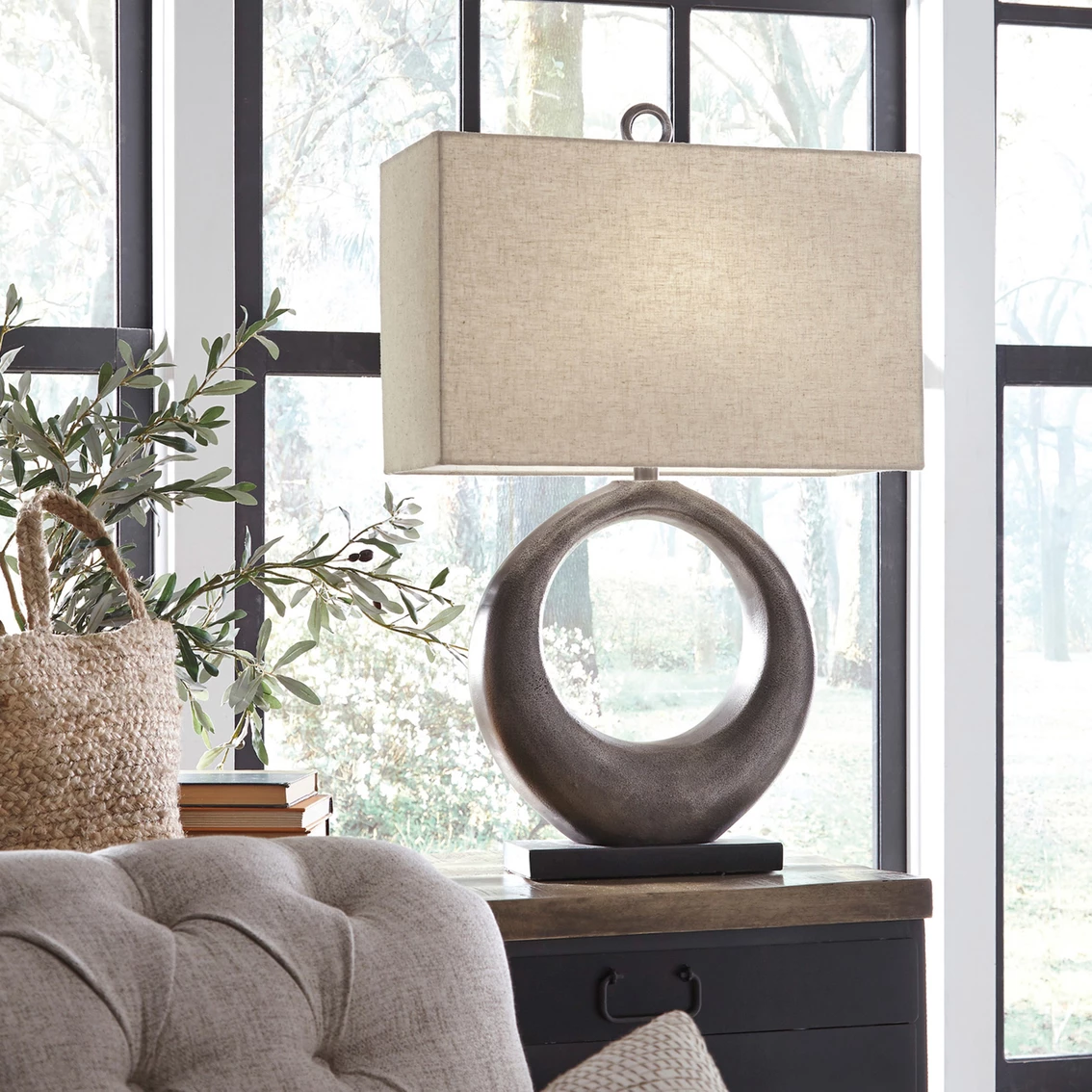 Best deal π Signature Design By Ashley Saria 29.5 In. Metal Table Lamp π― - Image 2