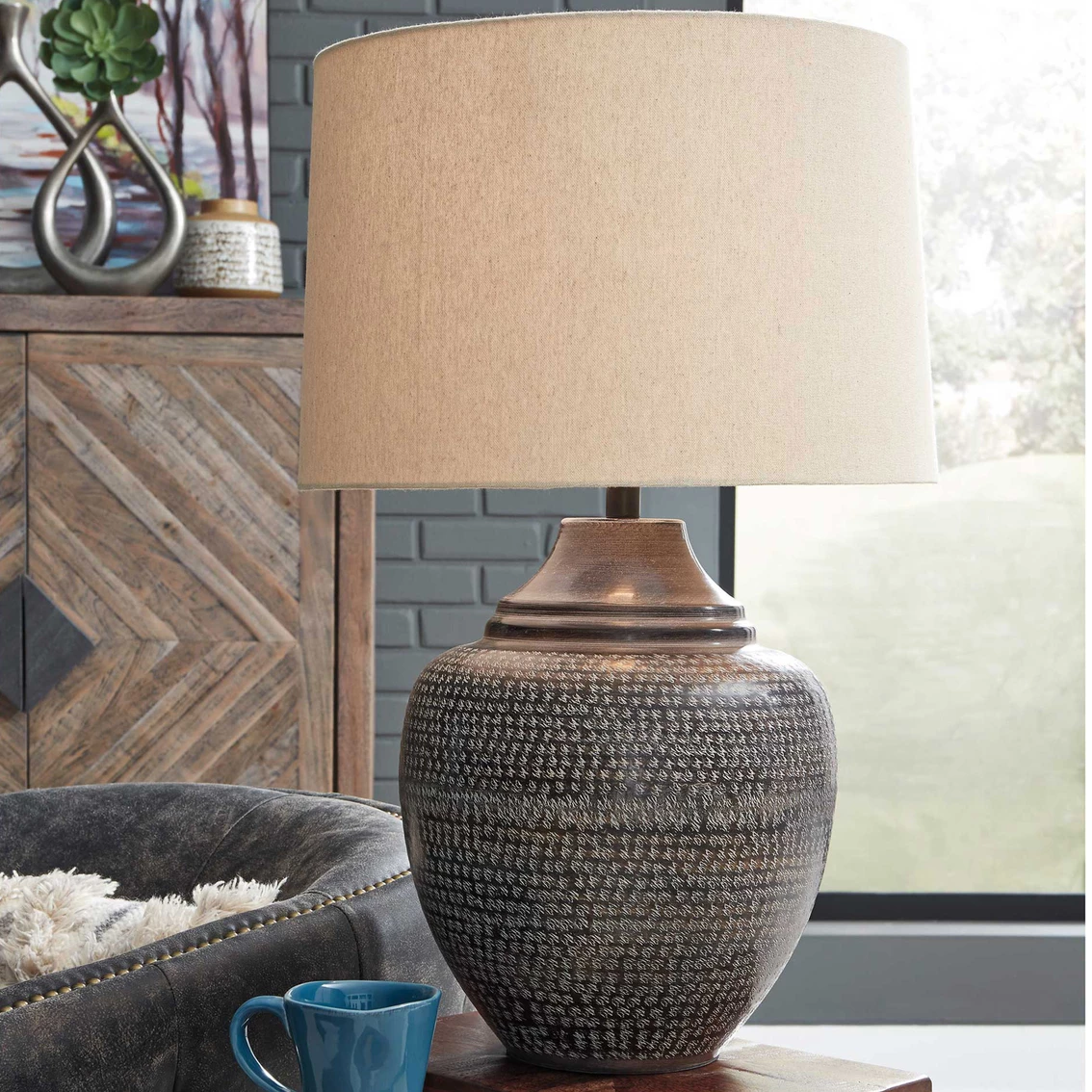 Best deal 🤩 Signature Design By Ashley 29 In. Olinger Metal Table Lamp 👍 - Image 2