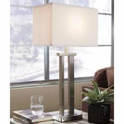 Alternative view of Cheapest 🌟 Signature Design By Ashley Aniela Metal 29.5 In. Table Lamp 2 Pc. Set 🥰