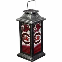 New 🤩 Evergreen NCAA College 10 In. Solar Garden Lantern 💯