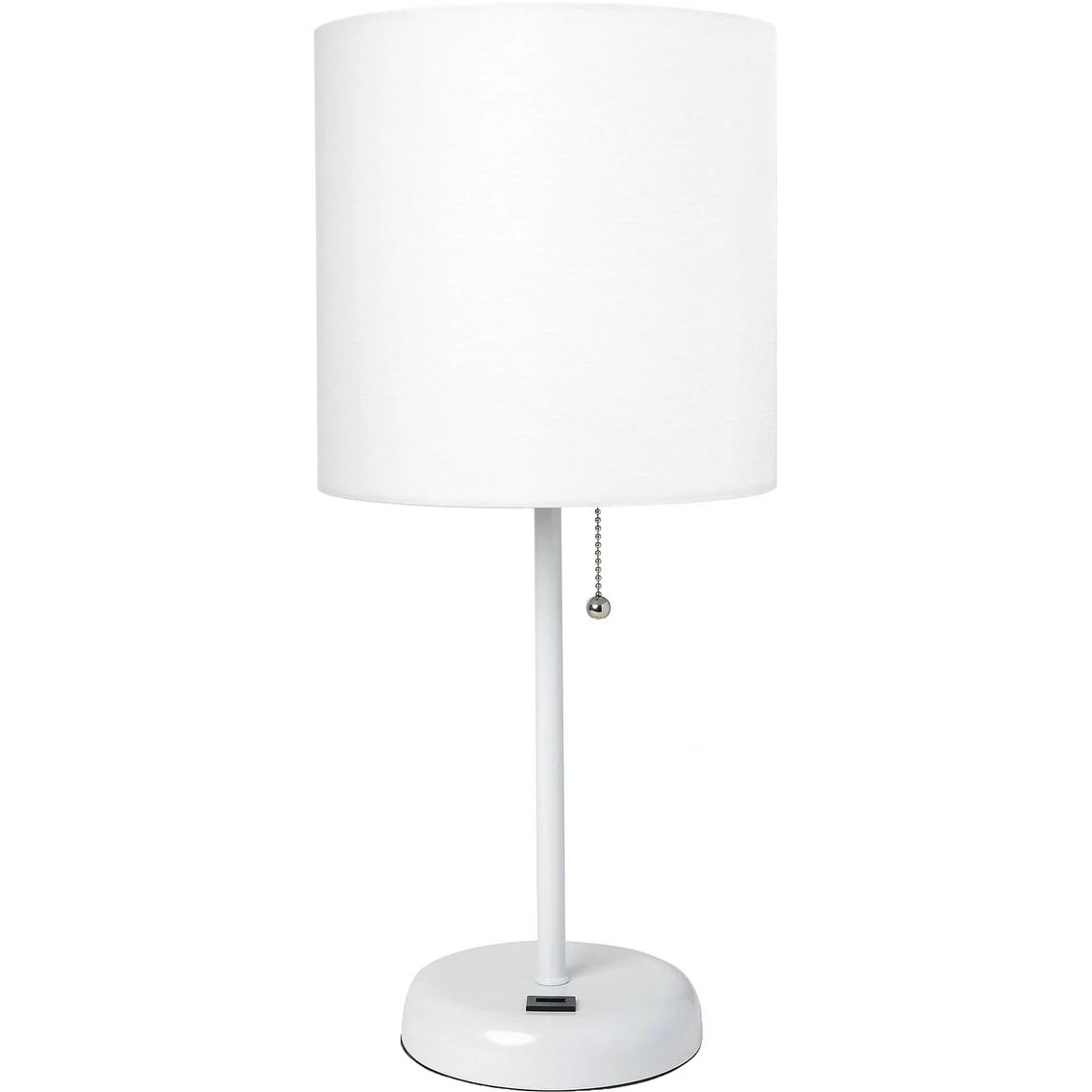 Best reviews of ❤️ LimeLights 19.5 In. Stick Lamp With USB Charging Port And Fabric Shade 🌟