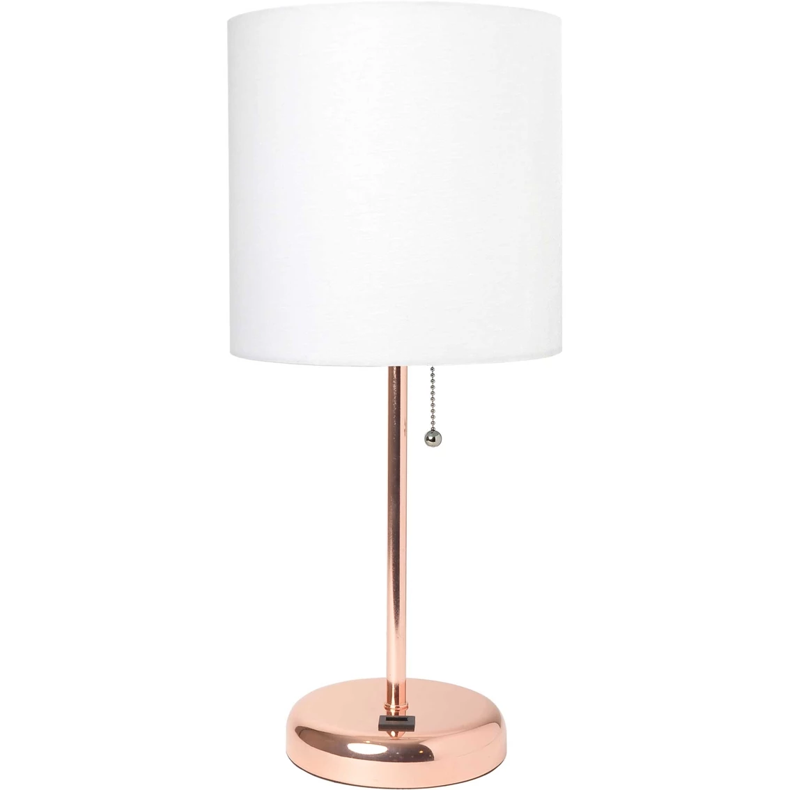 Best reviews of ❤️ LimeLights 19.5 In. Stick Lamp With USB Charging Port And Fabric Shade 🌟 - Image 6