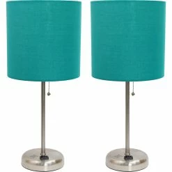 Top 10 😉 LimeLights 19.5 In. Stick Lamp With Charging Outlet Set Of 2 🥰 -Artiva USA Sales unnamed file 991