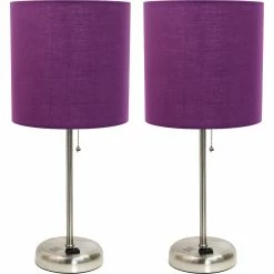 Top 10 😉 LimeLights 19.5 In. Stick Lamp With Charging Outlet Set Of 2 🥰 -Artiva USA Sales unnamed file 992