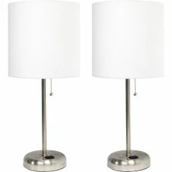 Top 10 😉 LimeLights 19.5 In. Stick Lamp With Charging Outlet Set Of 2 🥰 -Artiva USA Sales unnamed file 993